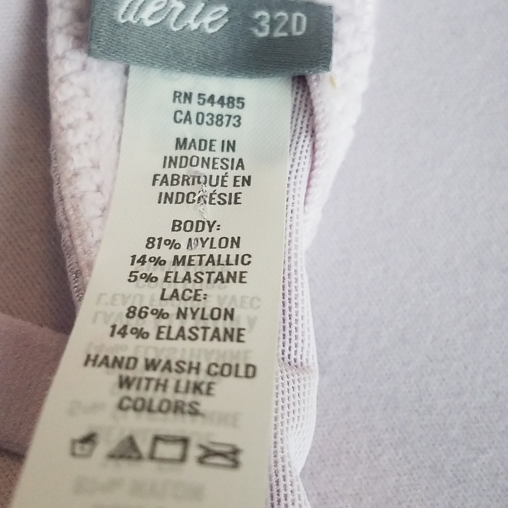 AERIE 32D REAL HAPPY DEMI BRA - Picture 8 of 10